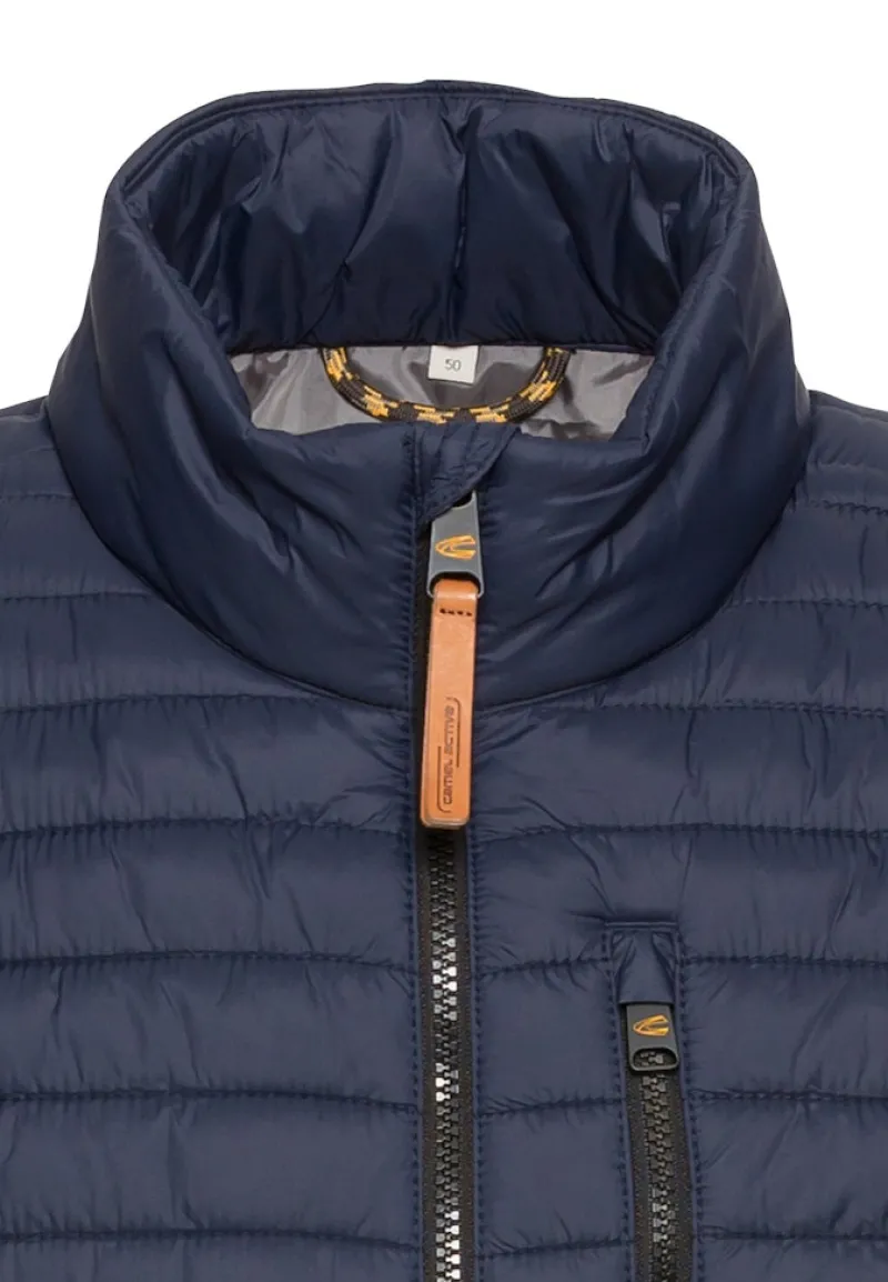 Camel Active Westen*Steppweste aus recyceltem Polyamid night blue