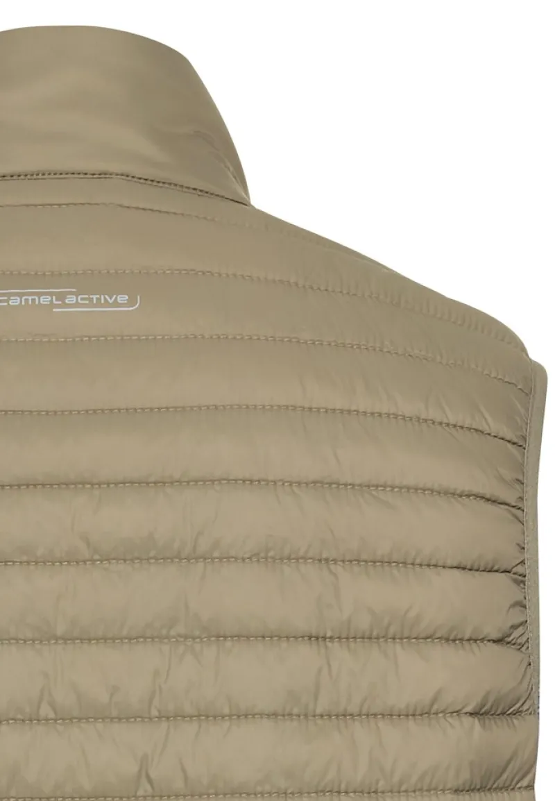 Camel Active Westen*Steppweste aus recyceltem Polyamid khaki