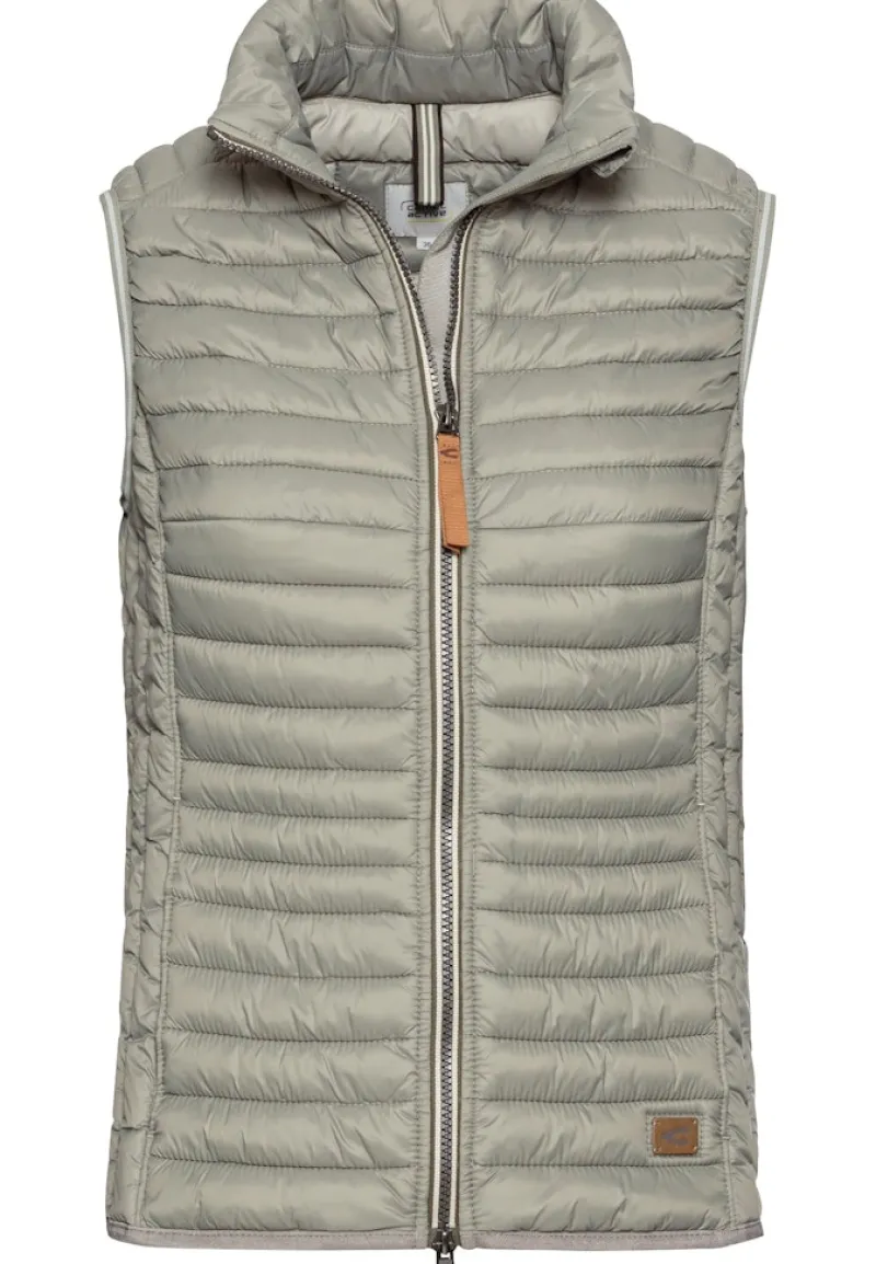 Camel Active Westen*Steppweste aus recyceltem Polyamid sage