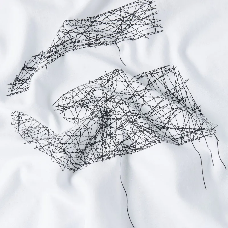 G-star Raw Shirts*Stitch burger r t white