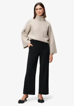 Zero Hosen*Stoffhose mit elastischem Bund 28 Inch black beauty