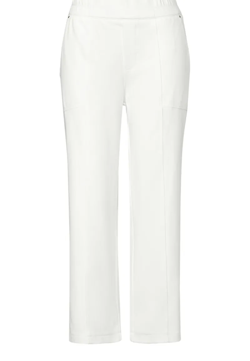 Street One Shorts*Straight Leg 7/8 Twill-Hose off white