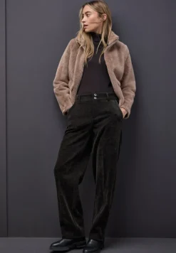 Street One Hosen*Straight Leg Cordhose darkest brown