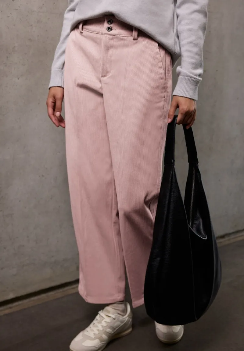 STREET ONE STUDIO Hosen*Straight Leg Cordhose Sepia Rose