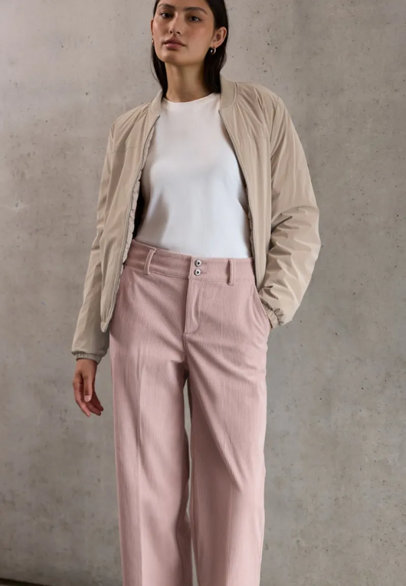 STREET ONE STUDIO Hosen*Straight Leg Cordhose Sepia Rose
