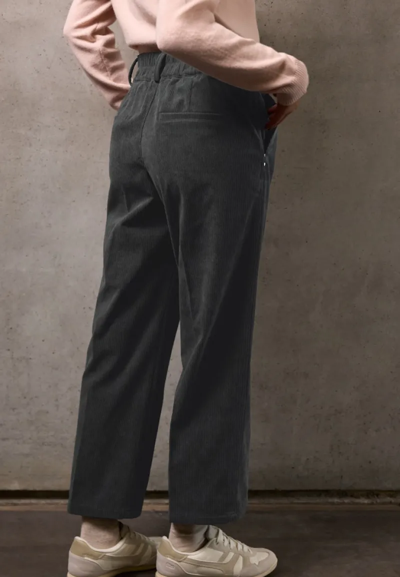 STREET ONE STUDIO Hosen*Straight Leg Cordhose shore grey
