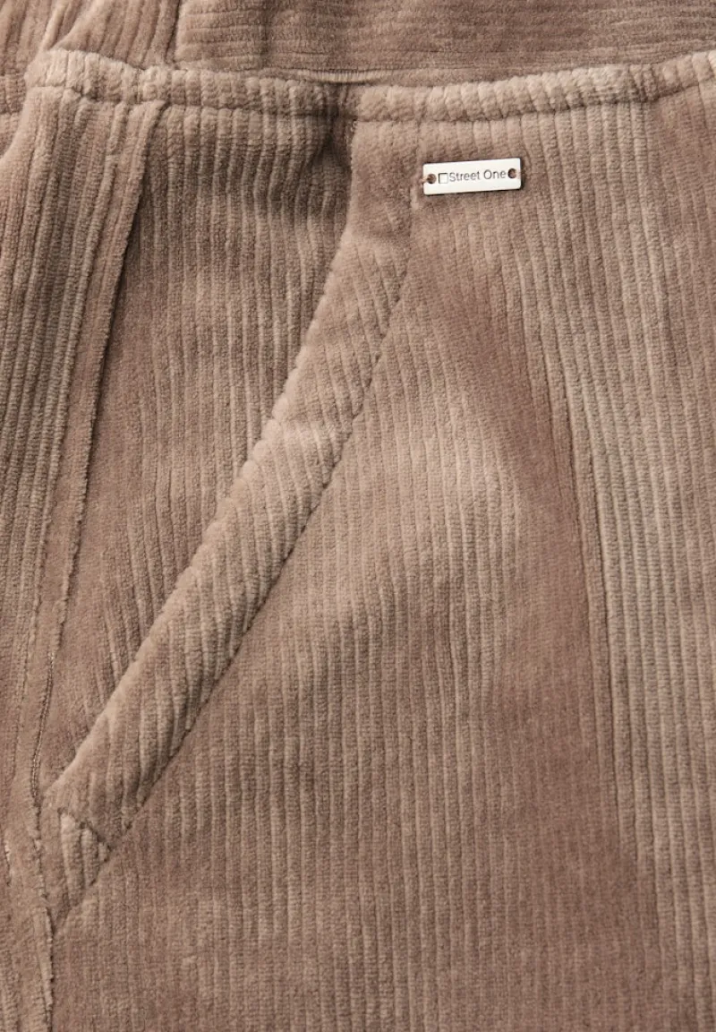 Street One Hosen*Straight Leg Cordhose silk brown