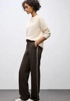 Street One Hosen*Straight Leg Hose deep roast brown