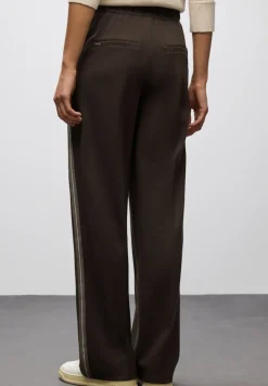 Street One Hosen*Straight Leg Hose deep roast brown