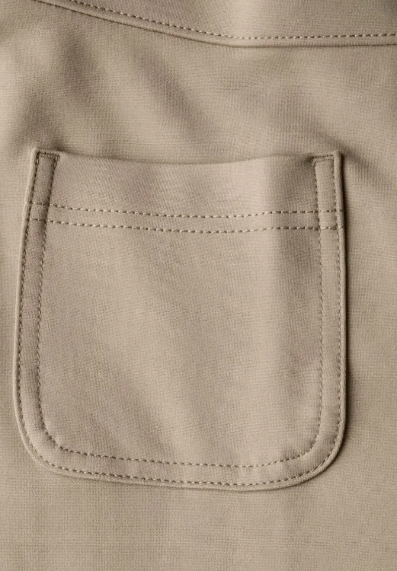 Street One Hosen*Straight Leg Hose safari beige