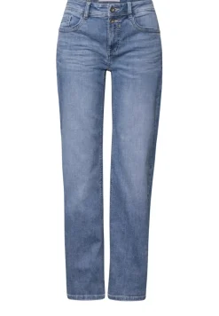 Street One Jeans*Straight Leg Jeans authentic mid blue washed