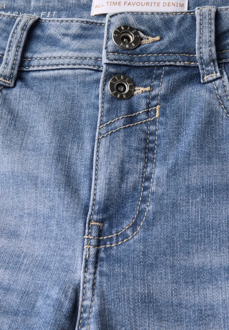 Street One Jeans*Straight Leg Jeans authentic mid blue washed