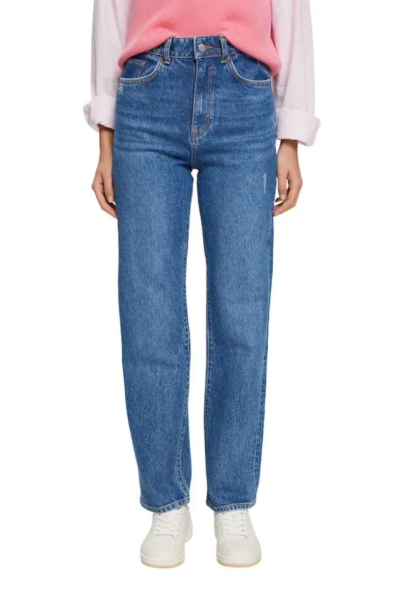 Edc Jeans*Straight Leg Jeans blue dark washed