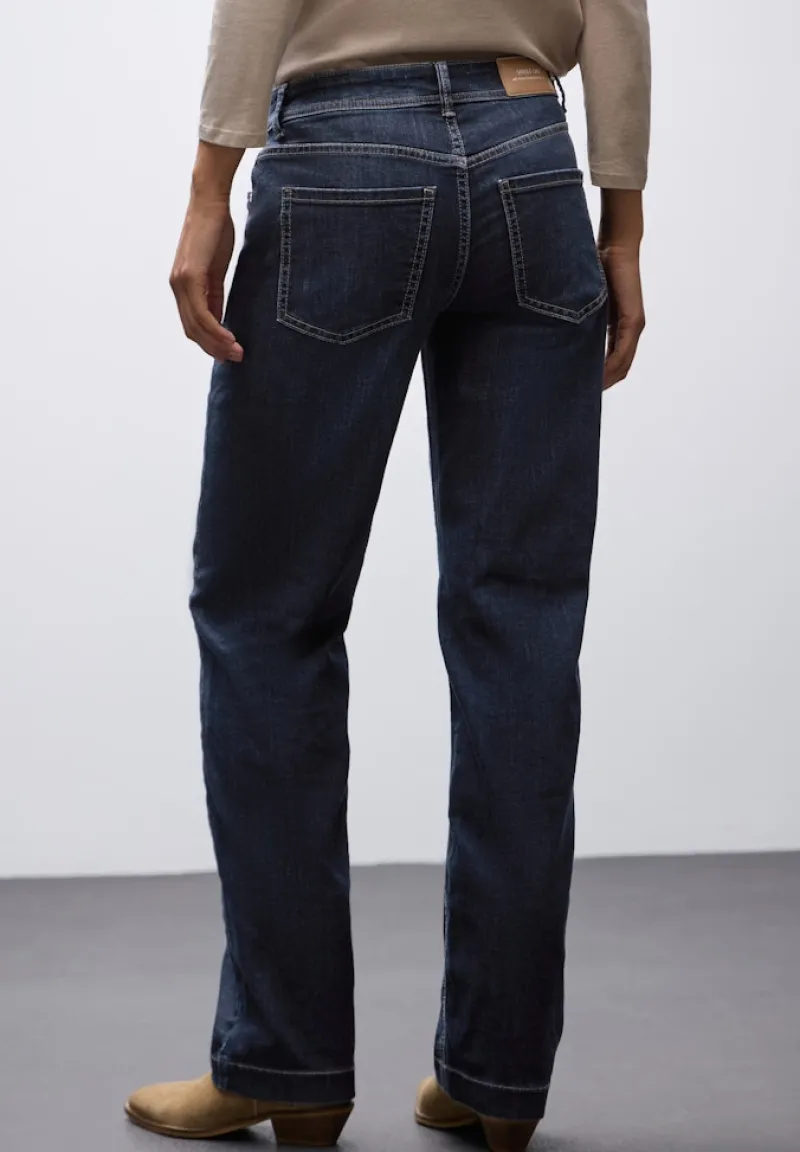 Street One Jeans*Straight Leg Jeans deep indigo washed