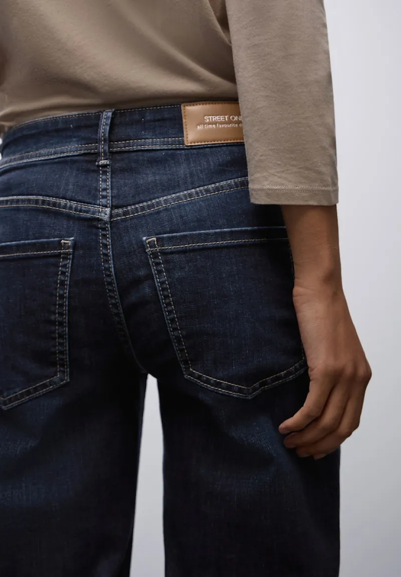 Street One Jeans*Straight Leg Jeans deep indigo washed