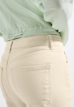 Street One Shorts*Straight Leg Jeans ecru washed