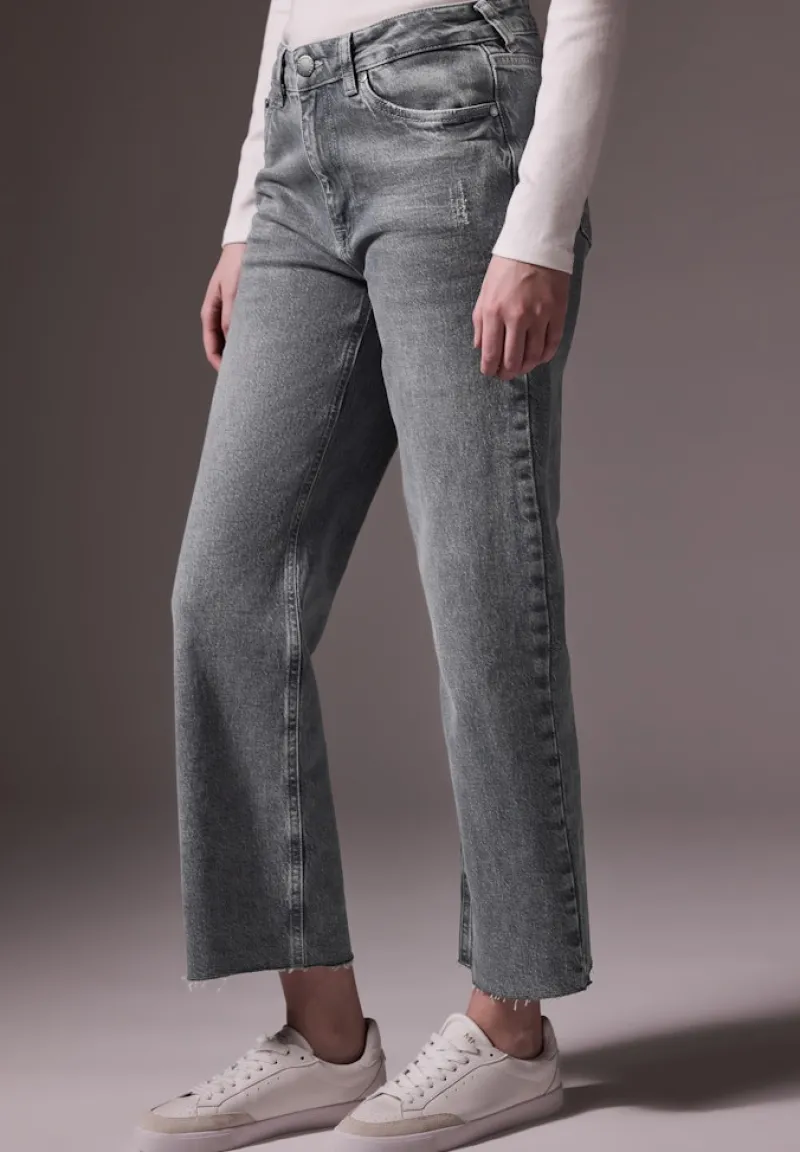 STREET ONE STUDIO Jeans*Straight Leg Jeans ice grey wash