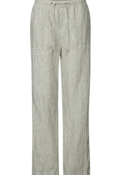 STREET ONE STUDIO Hosen*Straight Leg Leinenhose peridot green