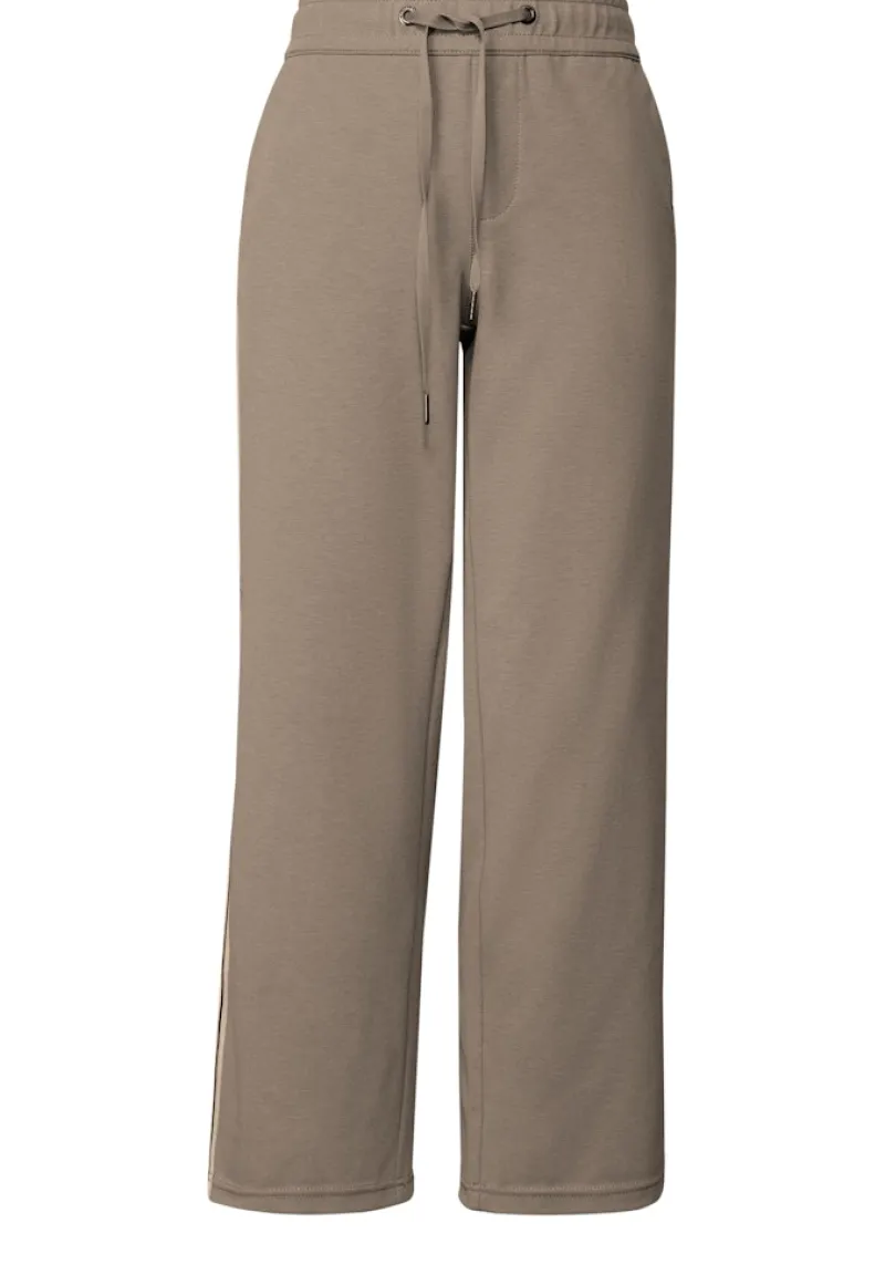 Street One Hosen*Straight Leg Strukturhose bark brown