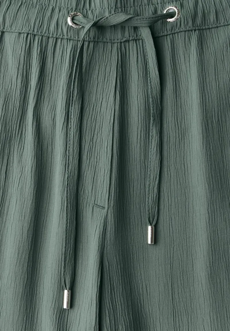 Cecil Hosen*Straight Leg Strukturhose dark balmy khaki