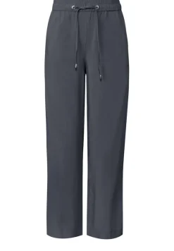 Cecil Hosen*Straight Leg Viskose Hose volcanic grey