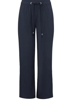 Cecil Hosen*Straight Leg Viskose Hose universal blue
