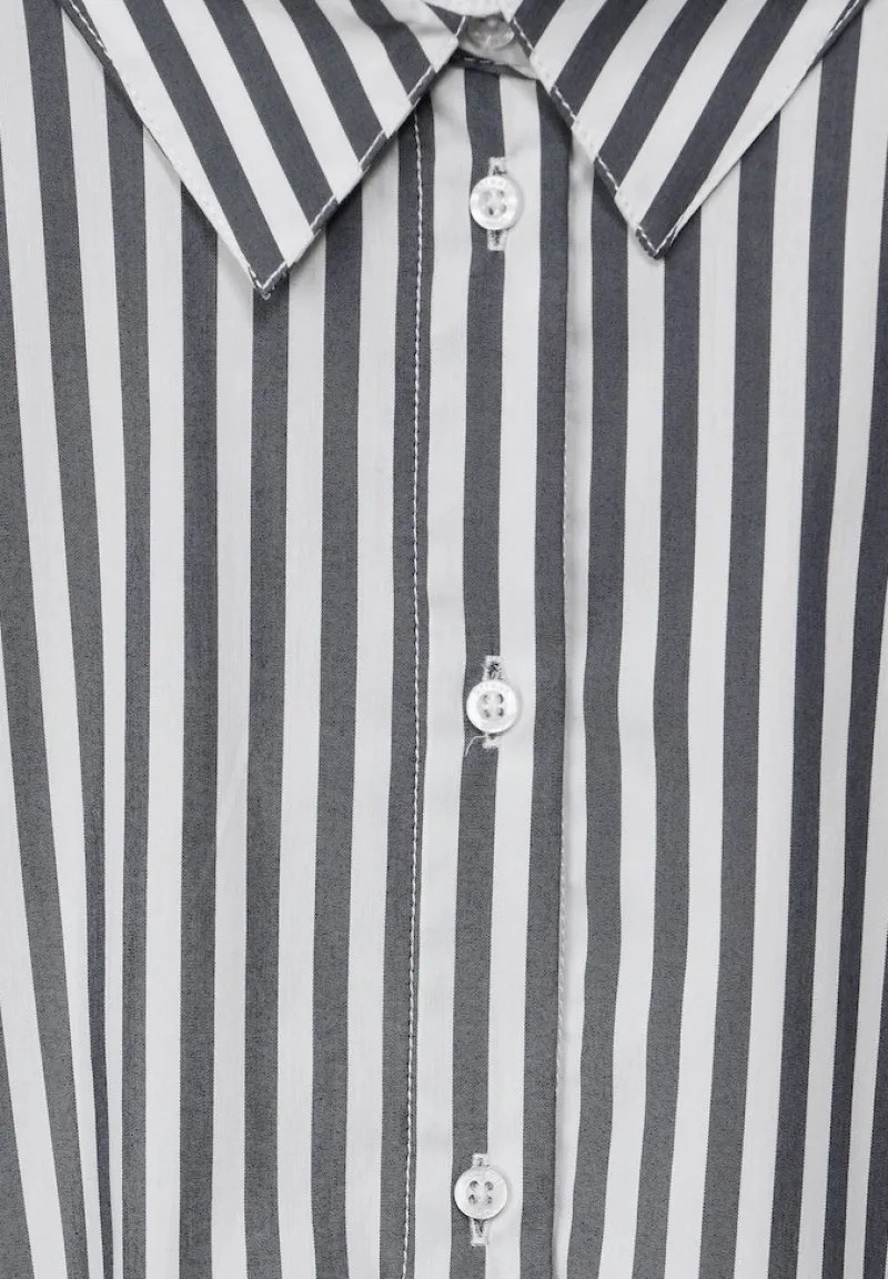 Street One Blusen*Streifen Hemdbluse deep blue