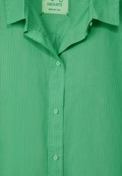 Street One Blusen*Streifen Hemdbluse fresh spring green