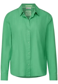 Street One Blusen*Streifen Hemdbluse fresh spring green