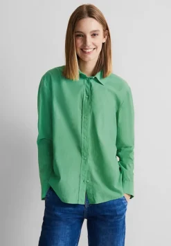 Street One Blusen*Streifen Hemdbluse fresh spring green