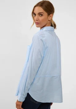 Street One Blusen*Streifenbluse im Baumwollmix sublime blue