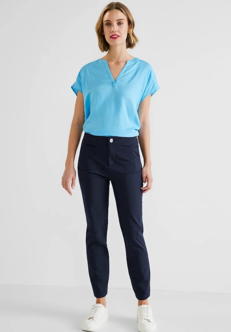 Street One Hosen*Stretch Skinny Fit Hose deep blue