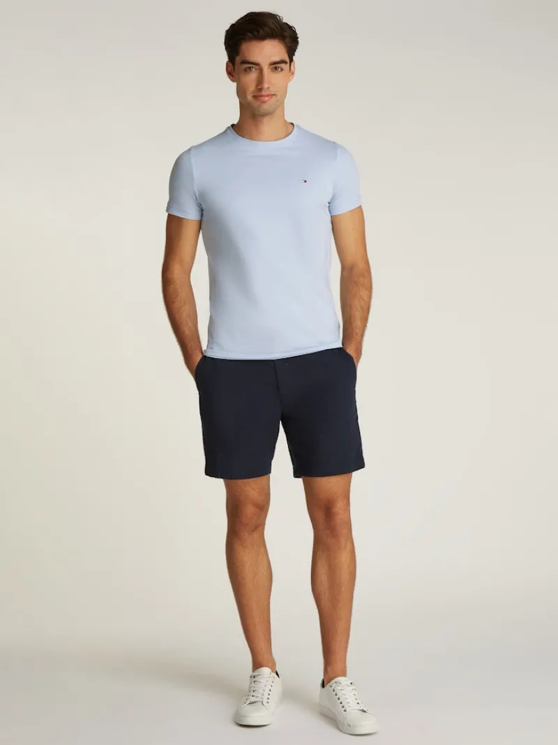 Tommy Hilfiger Shirts|Big Boys*STRETCH SLIM FIT TEE breezy blue