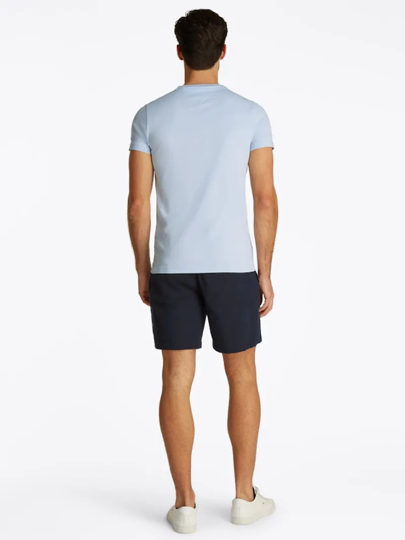 Tommy Hilfiger Shirts|Big Boys*STRETCH SLIM FIT TEE breezy blue