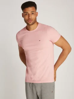 Tommy Hilfiger Shirts|Big Boys*STRETCH SLIM FIT TEE pink shade