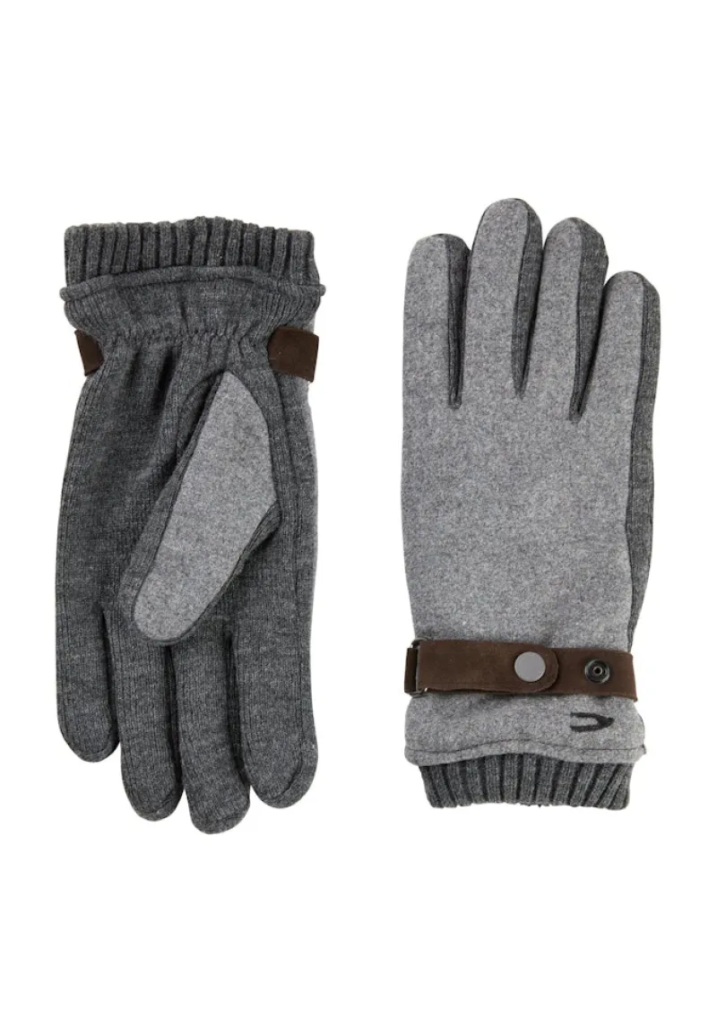 Camel Active Accessoires*Strickhandschuhe mit Fleecefutter grey melange