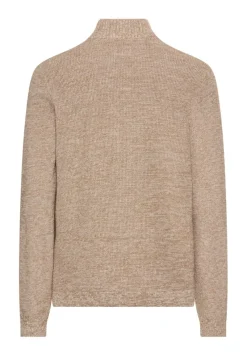 Camel Active Pullover & Sweatshirts*Strickjacke aus einem soften Baumwollmix oatmeal