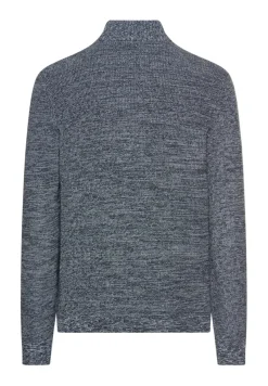 Camel Active Pullover & Sweatshirts*Strickjacke aus einem soften Baumwollmix tinted blue