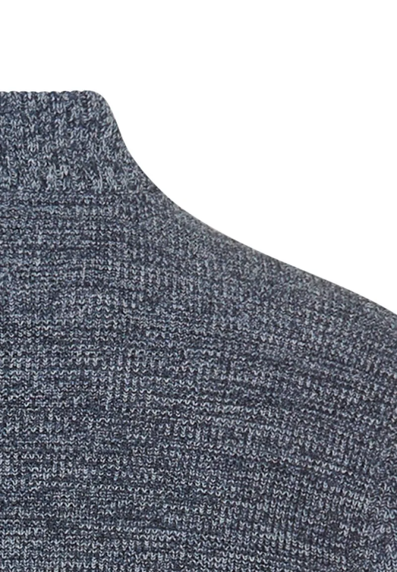 Camel Active Pullover & Sweatshirts*Strickjacke aus einem soften Baumwollmix tinted blue