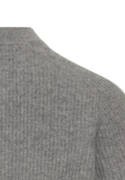 Camel Active Pullover & Sweatshirts*Strickjacke aus reiner Lammwolle grey melange