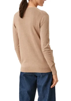 s.Oliver Pullover & Sweatshirts*Strickjacke aus Viskosemix Braun