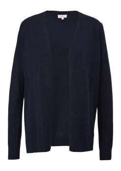 s.Oliver Pullover & Sweatshirts*Strickjacke aus Viskosemix blau2