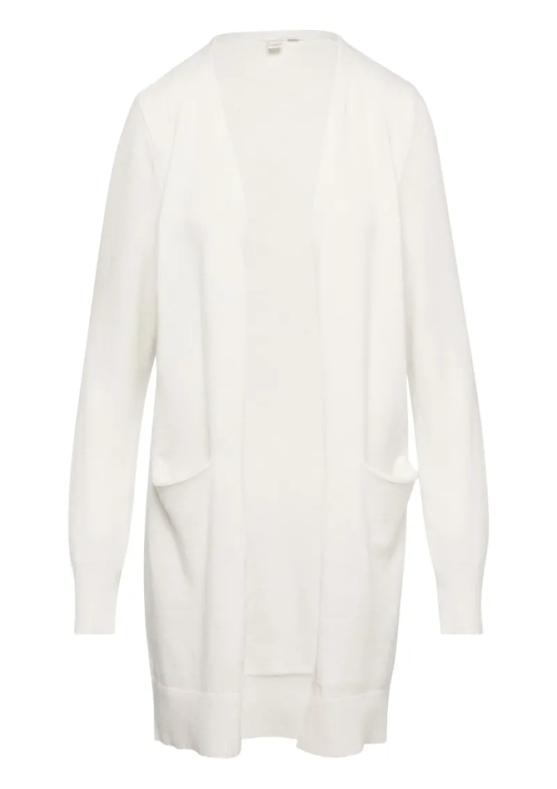 QS Pullover & Sweatshirts*Strickjacke creme