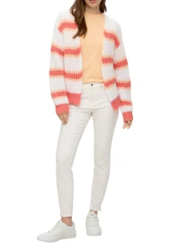 QS Pullover & Sweatshirts*Strickjacke creme