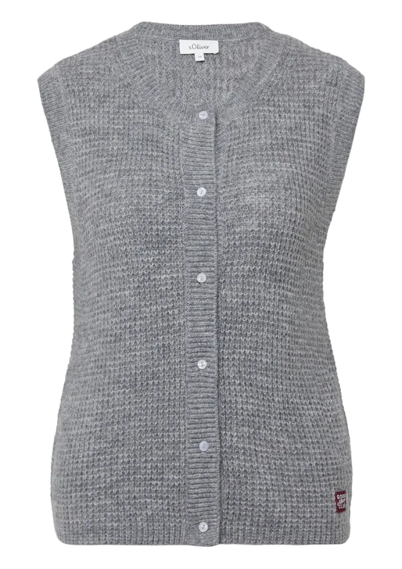 s.Oliver Pullover & Sweatshirts*Strickjacke Grau