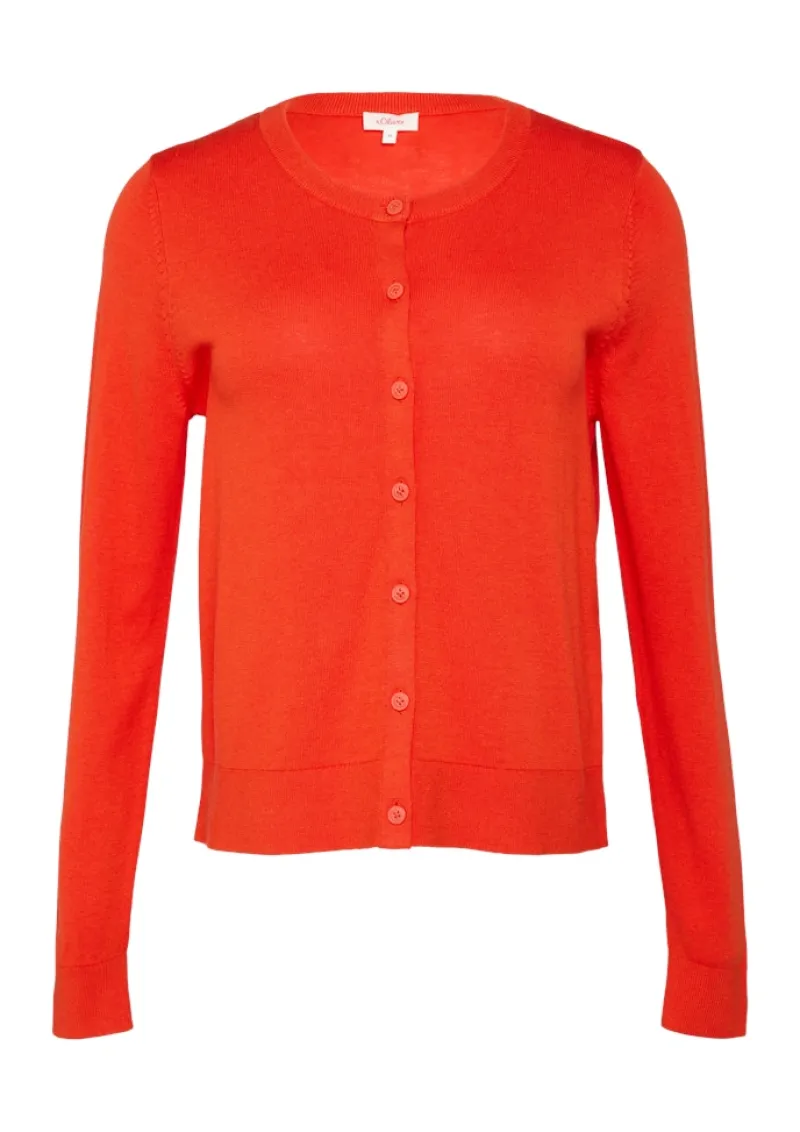 s.Oliver Pullover & Sweatshirts*Strickjacke Orange
