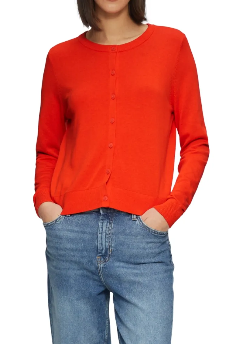 s.Oliver Pullover & Sweatshirts*Strickjacke Orange