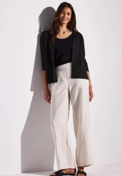 Street One Pullover & Sweatshirts*Strick-Look Jacke Black