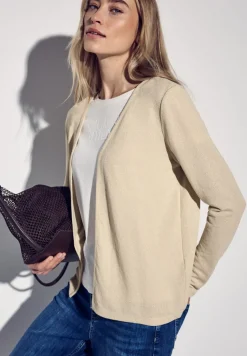 Street One Pullover & Sweatshirts*Strick-Look Jacke cotton beige