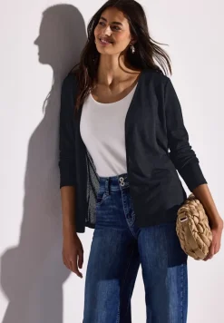 Street One Pullover & Sweatshirts*Strick-Look Jacke deep blue